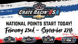 Crate Racin’ USA National Points Chase Opens Today as 2026 Season Begins