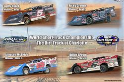 Quick, Greene, McBride and Brown Win Charlotte Heat Races