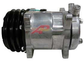 OE Sanden Compressor SD5H14 - 132mm, 2 Groove Clutch 24V