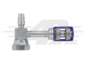 90° Tube O-Ring for #8 Hose with R134 Port