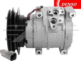 OE Denso Compressor 10S15C - 152mm, 1 Groove Clutch, 24V