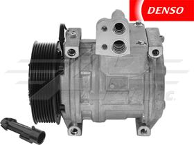 OE Denso Compressor 10PA15C - 124.5mm, 8 Groove Clutch 12V
