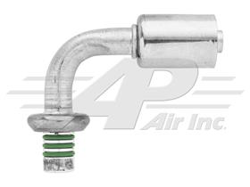 90° #6 Male Springlock