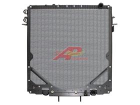 Plastic Tank/Aluminum Core Radiator w/ Oil Cooler, w/ Frame - Freightliner