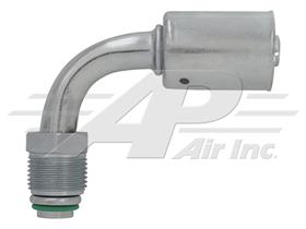 90° # 6 Male O-Ring, Reduced Diameter