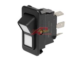 Rocker Switch, Off-On-On, 5 Terminal