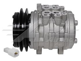 T0070-87290 - 10PO8E Compressor with Clutch - Kubota