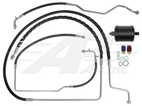 Hose Kit - John Deere 4050, 4250, 4450, 4055, 4255, 4455 Includes Drier, R134 Adapters, O-Rings
