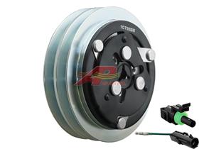OE Sanden Clutch - 132mm, 2 Groove 12V