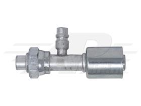 Straight # 10 Female O-Ring for # 12 hose w/R134 Port