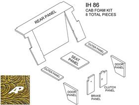 IH 86 Series Cab Kit - Western Brown