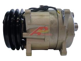  V5 Compressor - 132mm, 2 Groove Clutch 12V