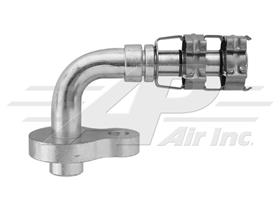 90° #10 Pad Fitting For #8 EZ Clip Hose