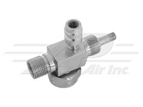 R134 Tube O-Ring Backseat Valve With # 8 Male Insert O-Ring Thread