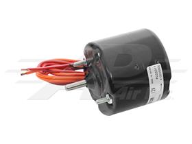 Blower Motor with 1/4" Shaft, 2 Speed, 2 Wire, 12 Volt - CCW