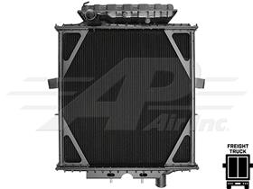 High Efficiency Copper/Brass Construction, 3 Row Bolt Together Radiator with Frame and Surge Tank