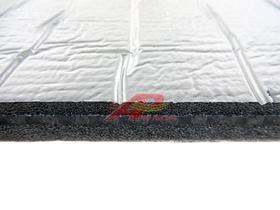Open Cell Foam with Sound Barrier, Aluminized Mylar, and PSA 5/8" - Sold by the Sheet