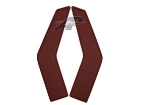 International 86/88 Series Door Panel Set - Burgundy Basketweave