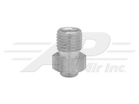 Aluminum 7/16" - 20, Weld On Capillary Tube Fitting