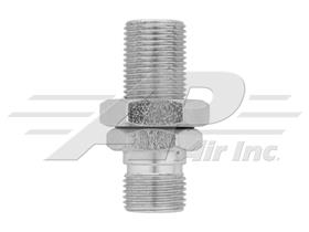 #8 Steel Male Insert O-Ring to Bulkhead Fitting