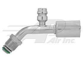 45° #8 Male O-Ring w/R134 Port