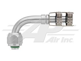 90° #10 Female to #16 EZ Clip Hose