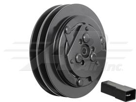 5.51" Clutch With 12V Coil, 2 Groove, SD7H15, Keyed Shaft