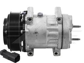 OE TCCI QP7H15 Compressor - 133mm, 8 Groove Clutch, 24v - Caterpillar