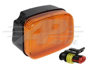 John Deere LED Amber Cab Light, Right - 4.75" x 3.25" x 2.5"
