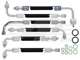 6 Piece All Rubber Complete Hose Kit - John Deere