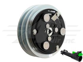 4.92" Clutch w/ 24 Volt Coil, 2 Groove SD7H15