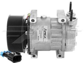 AP Series Compressor SD7H15 - 126mm, 12 Groove Clutch, 12V