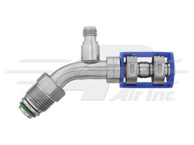 Quick Clip - # 8 45* Male O-Ring For # 8 Hose With 10mm Male Port