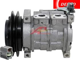 OE Denso Compressor 10S13C - 133mm, Single Groove Clutch, 12V