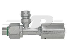 Straight #10 Female O-Ring w/R134 Port