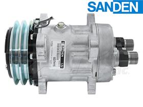 OE Sanden Compressor SD7H15 - 132mm, 2 Groove Clutch 12V