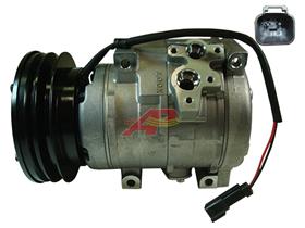 Alternative Denso Compressor 10S17C - 135mm, Single Groove Clutch, 24V