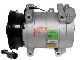 OE Delphi Compressor SP15 - 125mm, 4 Groove Clutch, 12V