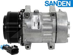 OE Sanden Compressor - 119mm, 8 Groove Super HD Clutch