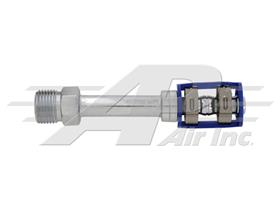 Straight #8 Male Insert O-Ring, Steel Fitting
