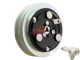 OE Sanden Clutch - 132mm, 2 Groove, 12V