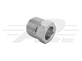 # 8 Male Flare Steel Nut - 3/4" x 16 Thread