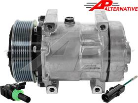 AP Series Compressor SD7H15 - 119mm, 8 Groove Clutch, 12V
