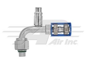 90° #6 Female O-Ring w/ 17mm 1234yf Port