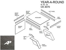 Year Around Cab Kit With Headliner - Black