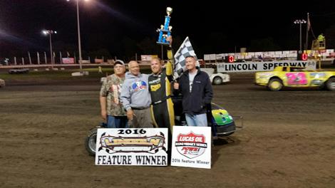 Andy Baugh tops the field at Lincoln Speedway