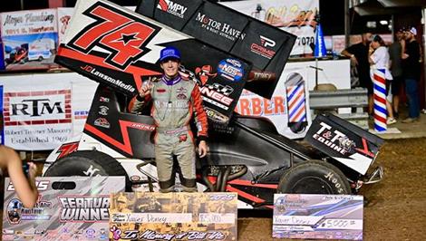 Xavier Doney Reigns as 2025 Missouri State Fair Champ with POWRi 410 Outlaw Sprints