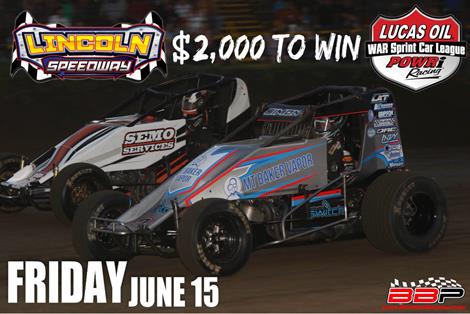 WAR WILDCARD SET FOR LINCOLN - SCHEDULE UPDATES INCLUDED