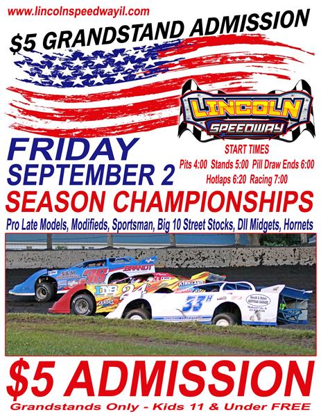 POWRi D-II Midgets Friday, 10/2 - Lincoln Speedway Championship Night