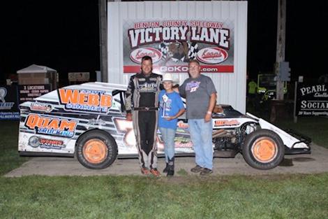 Cordes, Reynolds, Vanous, Rick sweep championship night honors at Benton County Speedway
